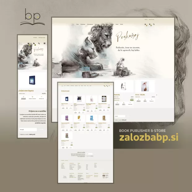 New online Bookstore for Založba BP