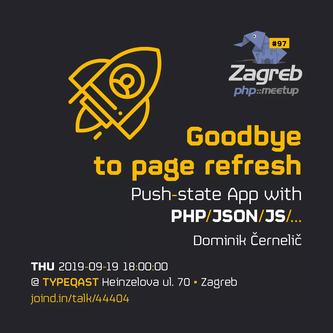 Goodbye to page refresh @ phpZg 97