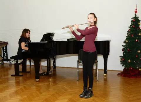 Božično-novoletni koncert učencev GŠ Brežice