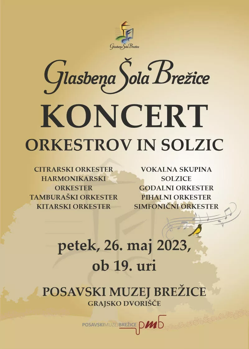 Koncert orkestrov in Solzic 26. maj 2023