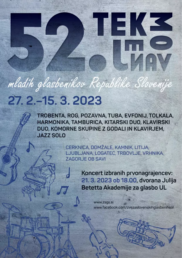 Temsig - 52. državno tekmovanje mladih glasbenikov Republike Slovenije
