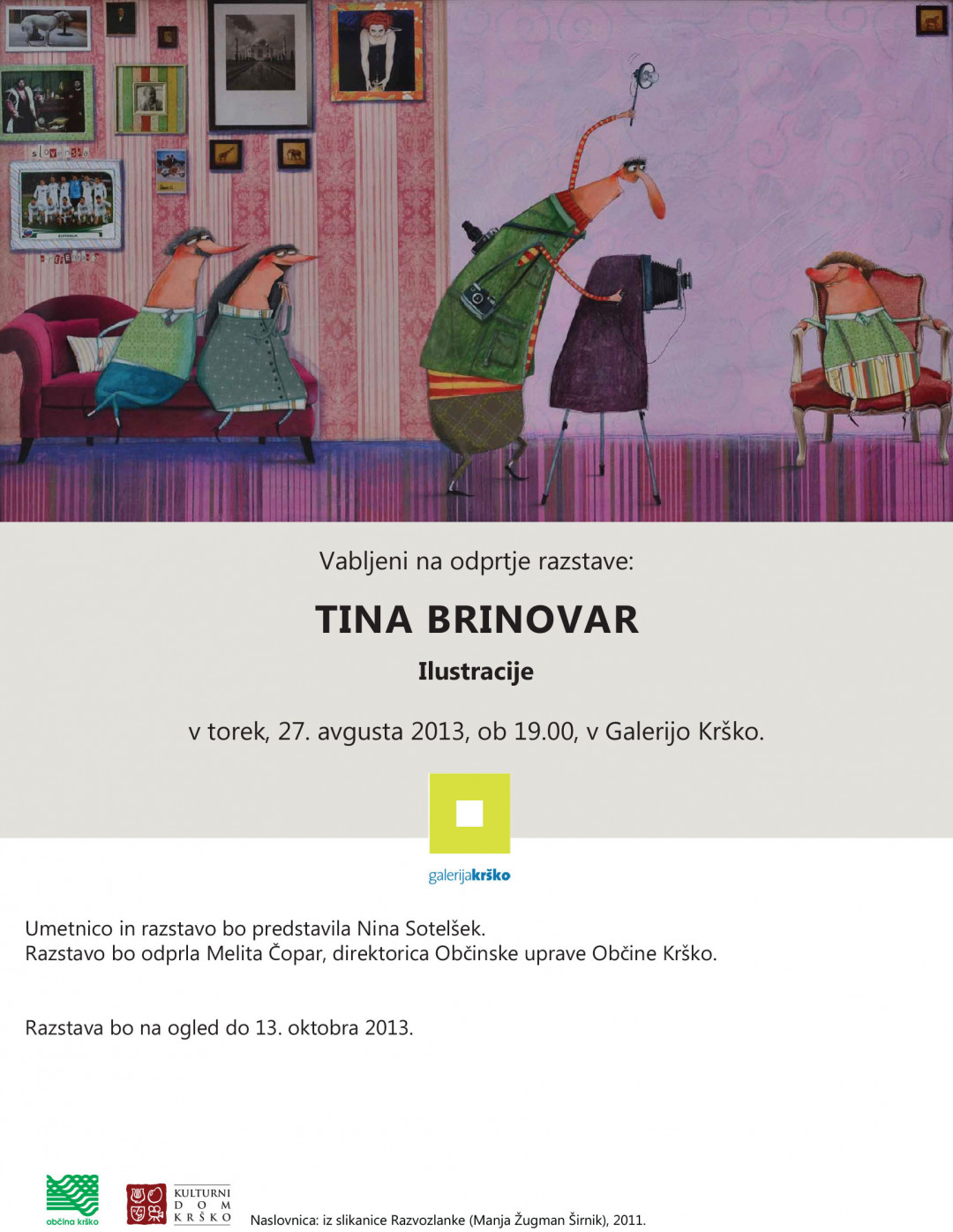 Tina Brinovar: Ilustracije, Galerija Krško