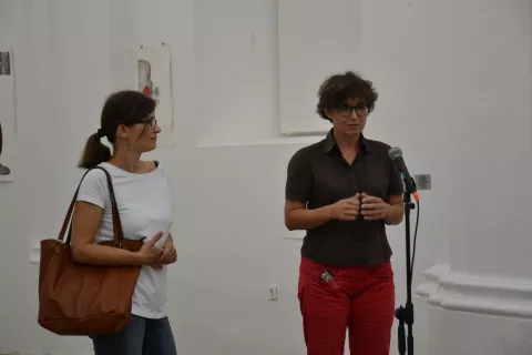 Vesna Drnovšek in Nataša Mirtič | DVE V VRSTO, odprtje razstave