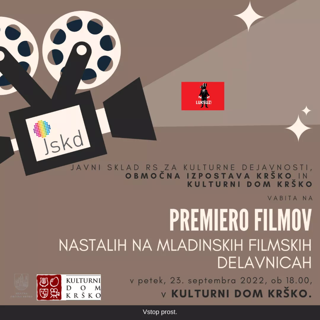 Premiera filmov mladinske filmske delavnice Krško 2022