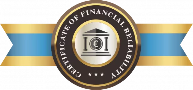 Certificate of financial reliability