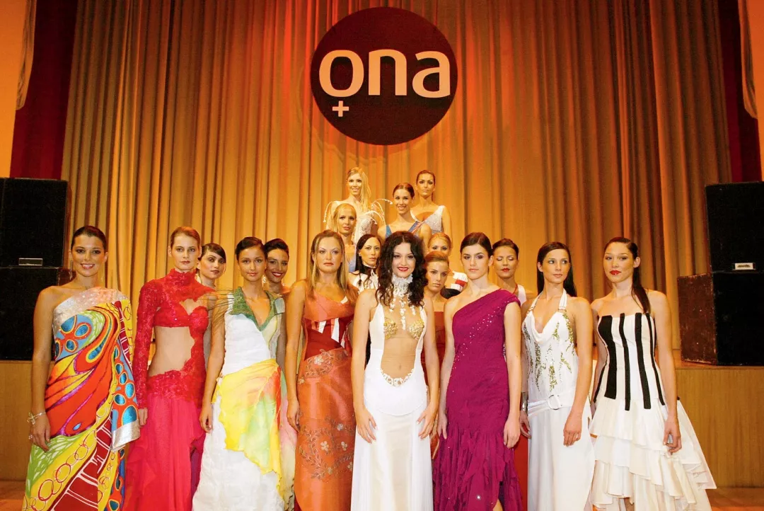 izbor obleke za miss Slovenije - revija ONA, Grand Hotel Union, Ljubljana